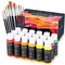 Acrylic Paint Set with 10 Brushes, 18 Colors(59ml, 2 oz) Art Craft Paint Non Toxic, Perfect for Hobby Painters, Artist, Adults, Ideal for Canvas Wood Ceramic Paint Supplies